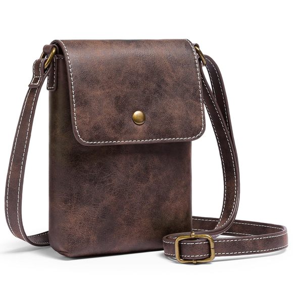 Fаlаn Mulе Handbags - Crossbody Bags Leather Cell Phone Wallet Purse Adjustable Strap O_O